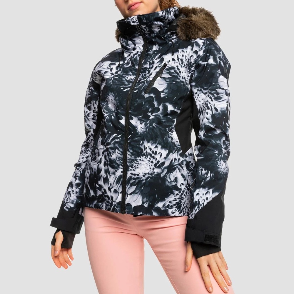 NWT Roxy Jet Ski Jacket Future Flower LARGE